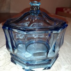 Vintage Indiana Glass candy dish with lid